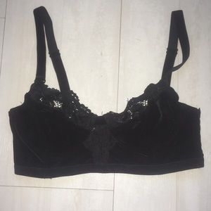 Free People Velvet Lace Bra